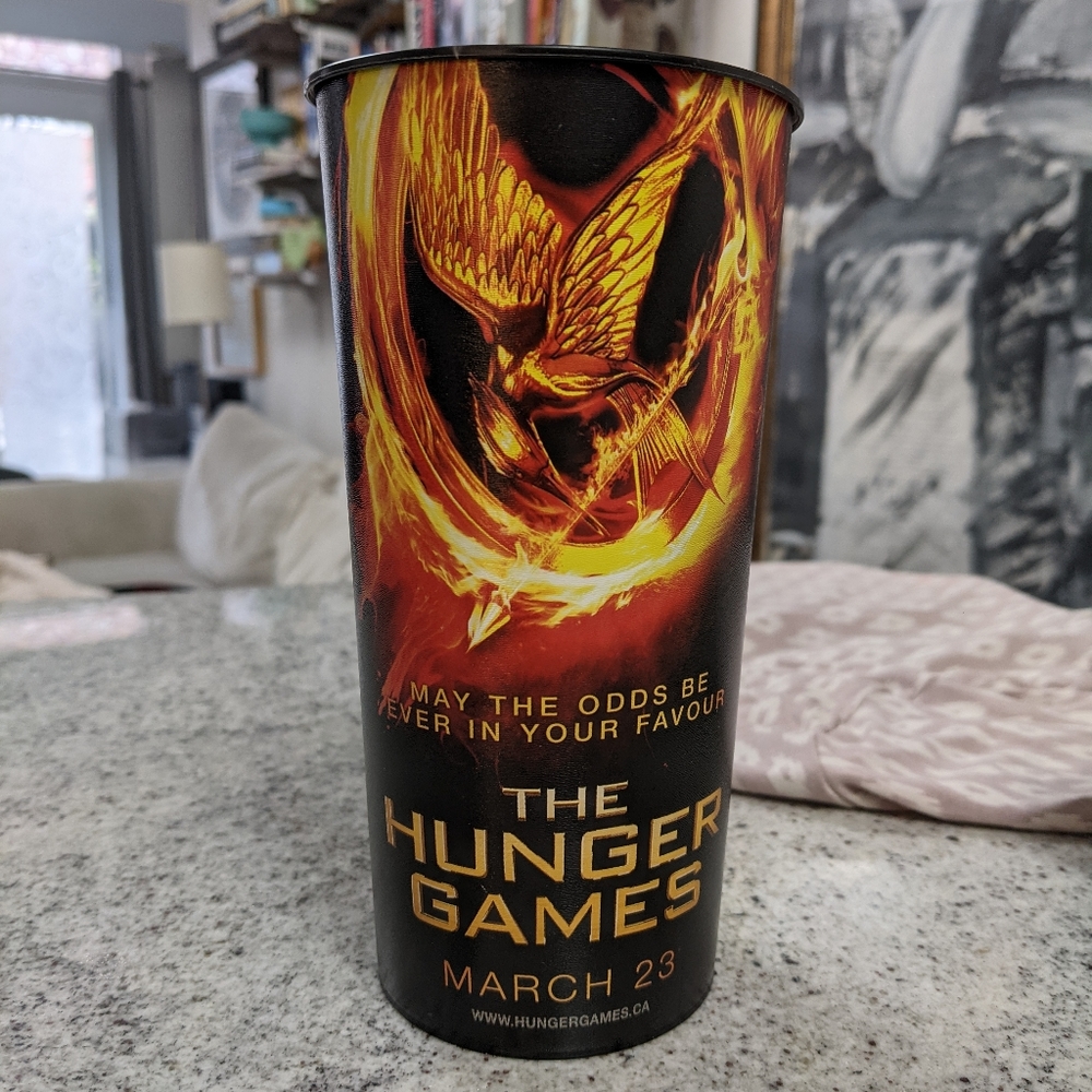 Hunger Games plastic tumbler
